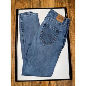 Denizen from Levis Ultra High-Rise Super Skinny Jeans Medium Wash Blue Denim